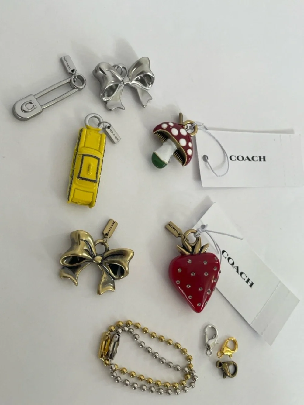 NWT Coach New York Exclusive Mushroom Charm - Picture 4 of 4